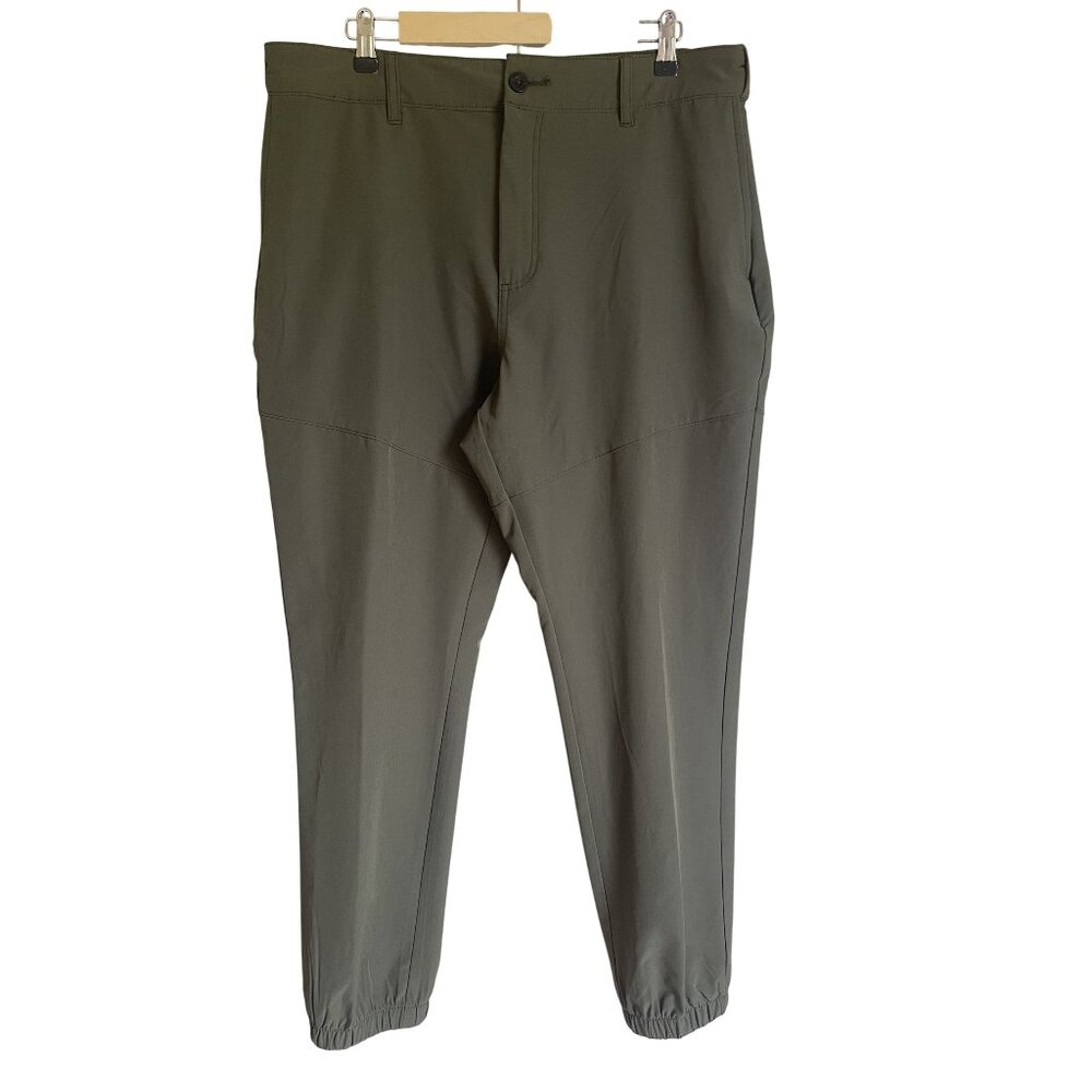 Magellan Men's Large Army Green Performance Knit Athletic Jogger Pants Outdoors